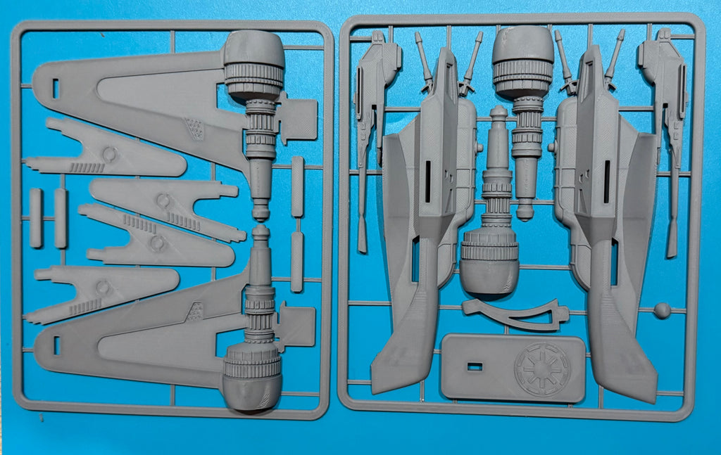 ARC-170 ship kit card 1:60 scale - 3d Printed | push fit