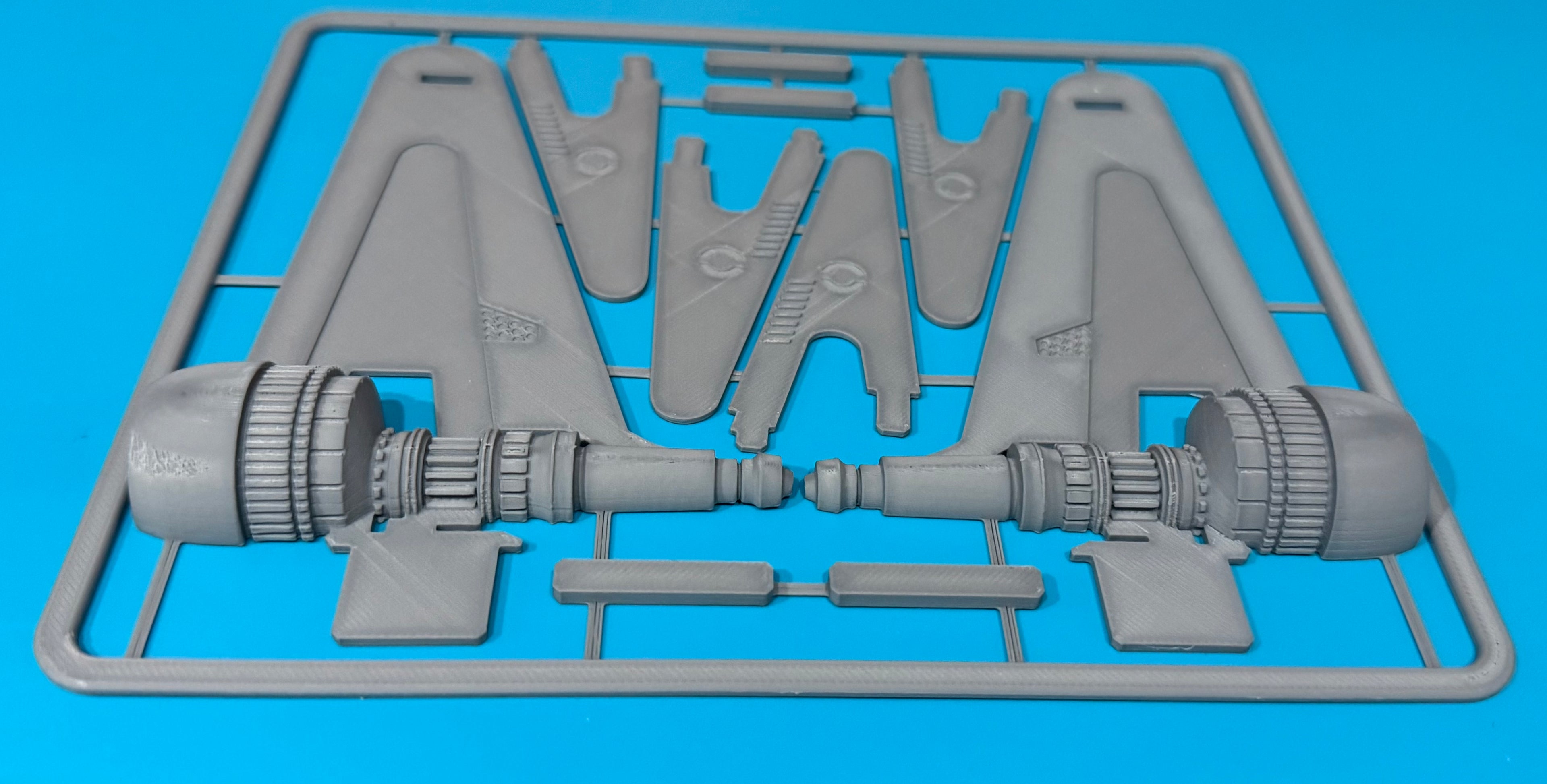 ARC-170 ship kit card 1:60 scale - 3d Printed | push fit