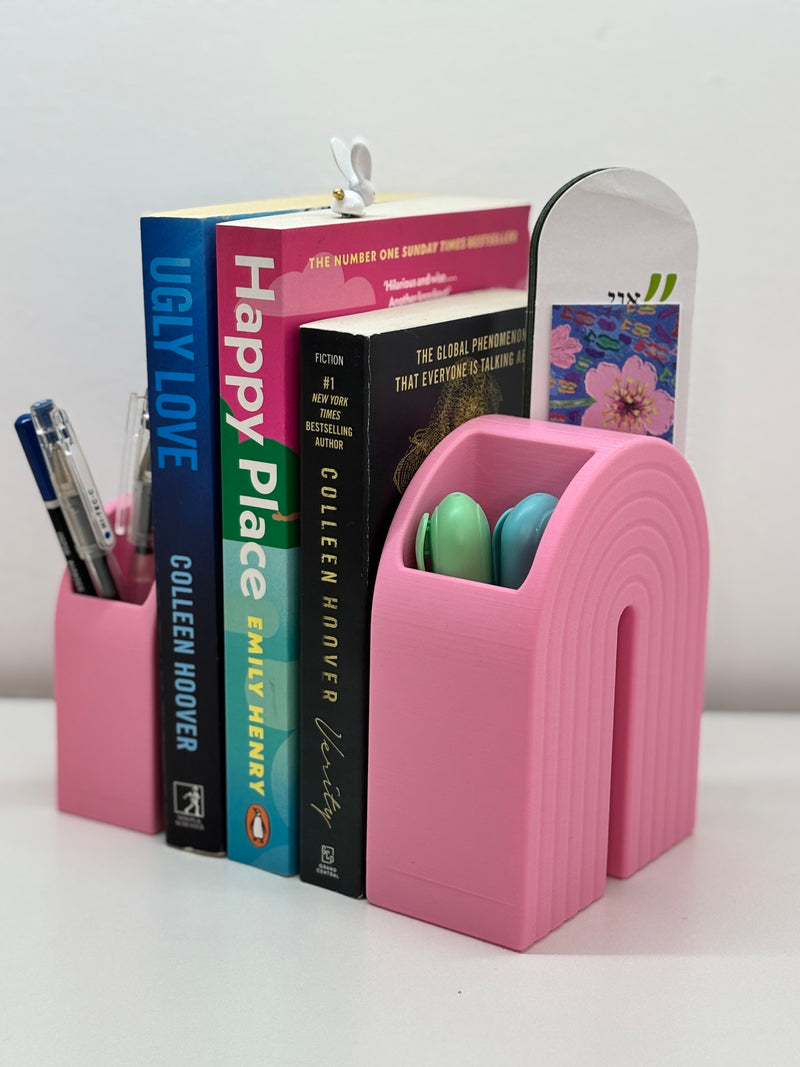 Serre-livres organiseur arc-en-ciel