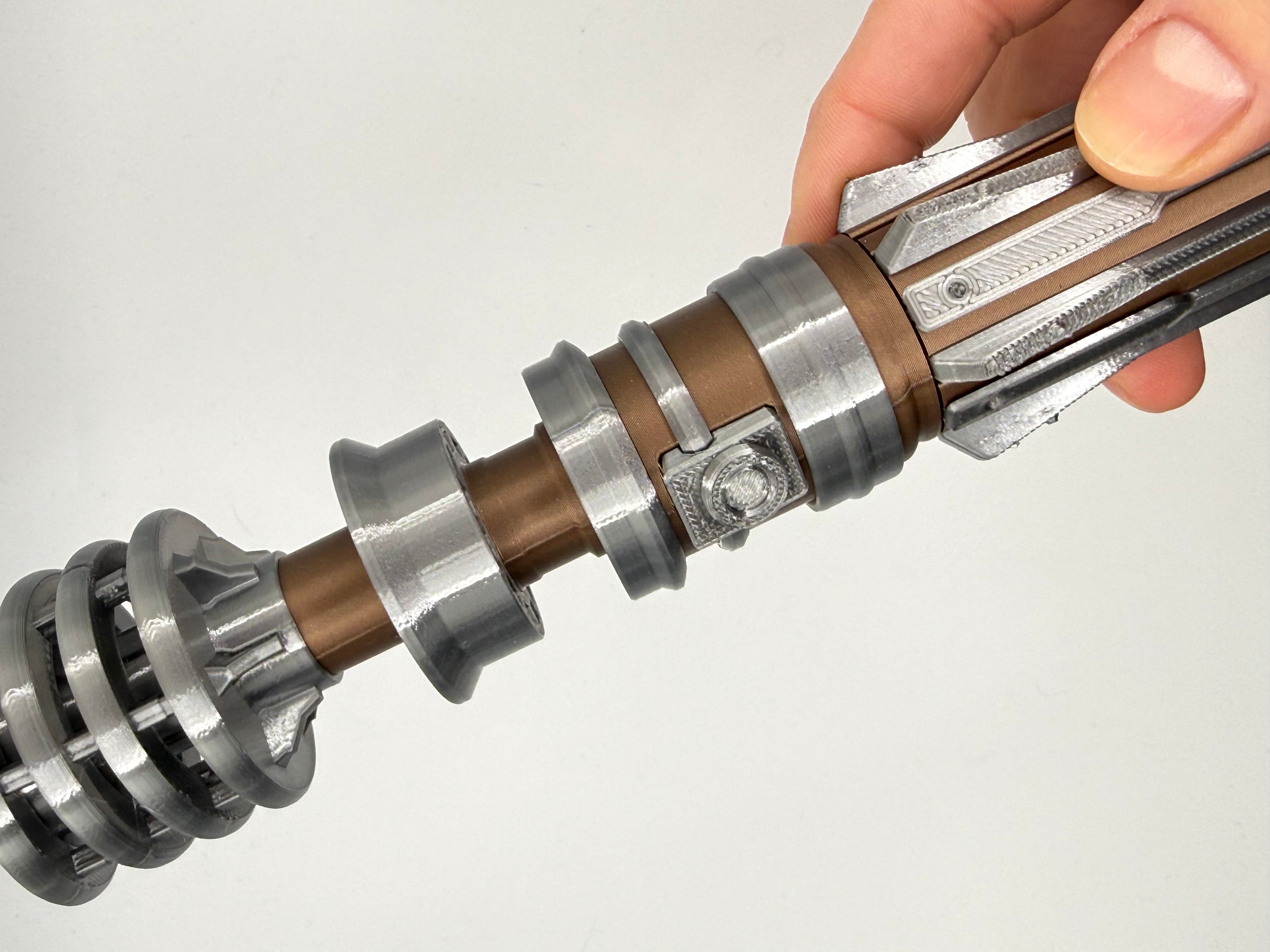 Lightsaber 3d printed model kit Star wars jedi