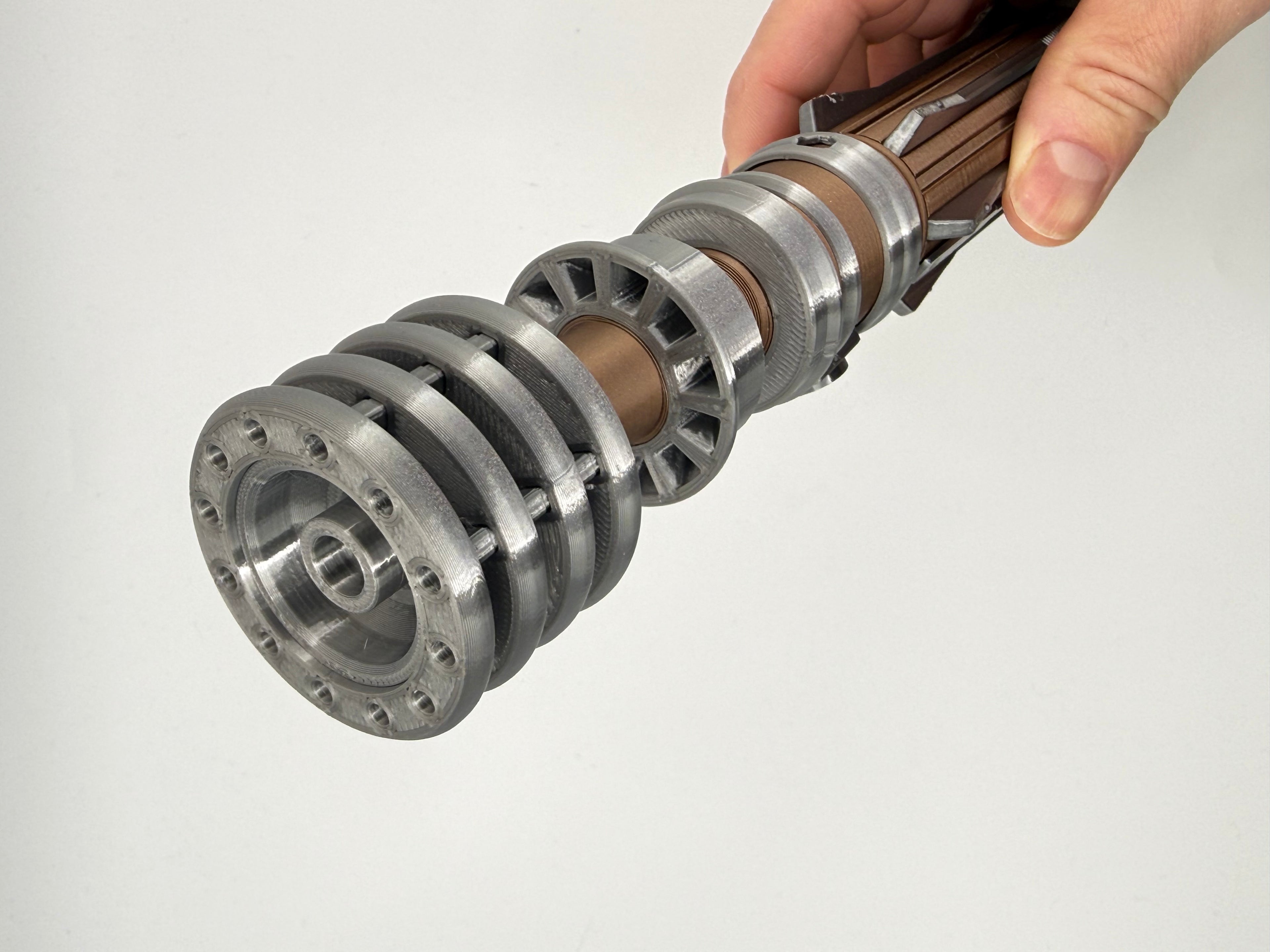 Lightsaber 3d printed model kit Star wars jedi