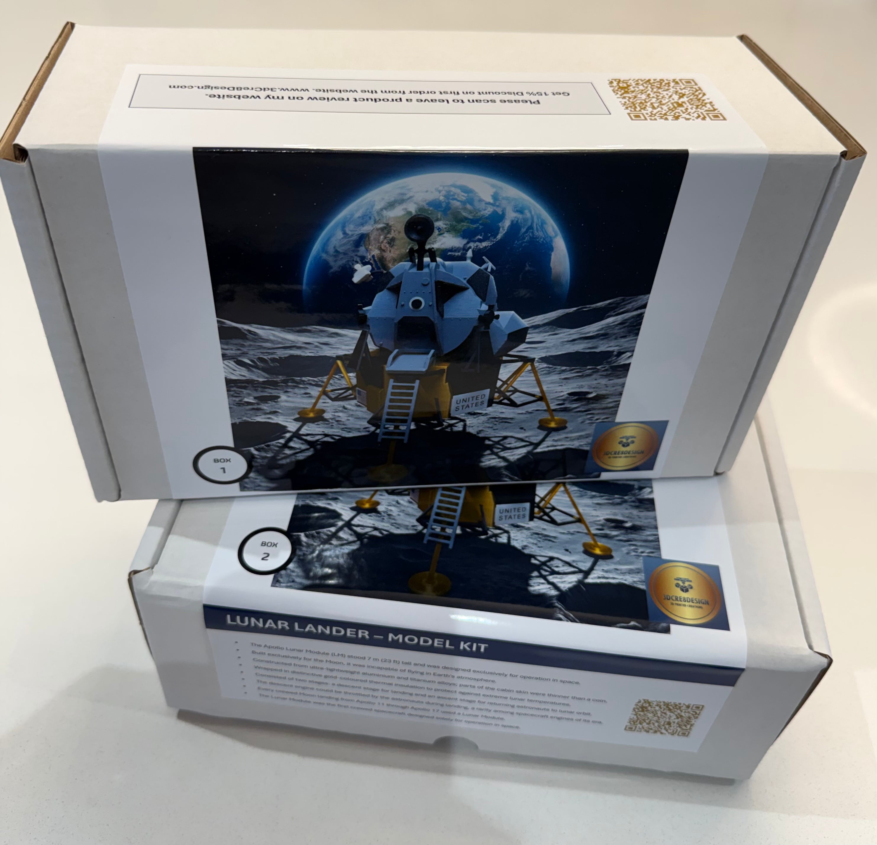 Lunar Lander model kit additional build photo