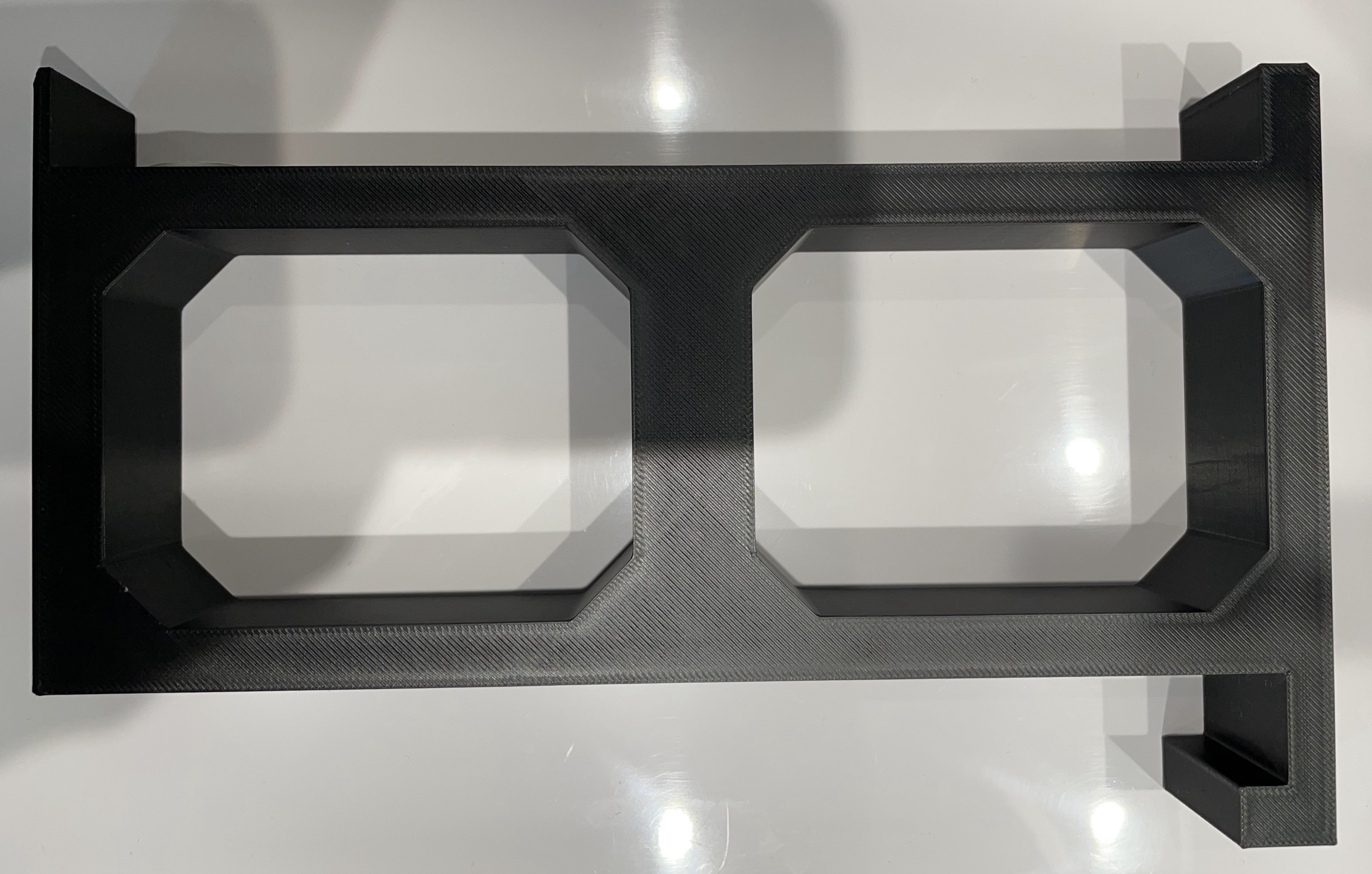 Desk Riser/Stand legs fits Ikea BURHULT Shelf - Security hook