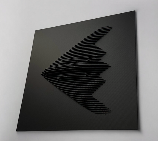 Sectional 3D Artwork B-2 Stealth Bomber