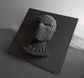 Sektionale 3D-Grafik – Black Panther