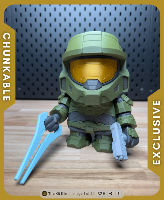 Master Chief Chunky Figurine Kit