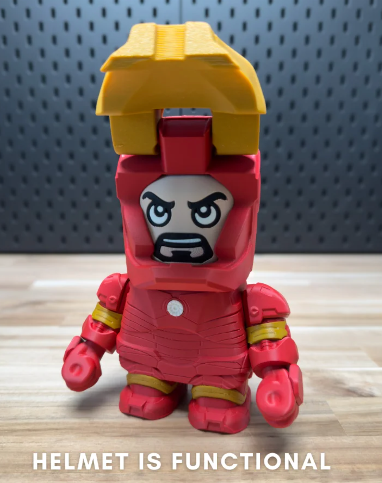 Chunky Iron Man 3D Printed Model Kit