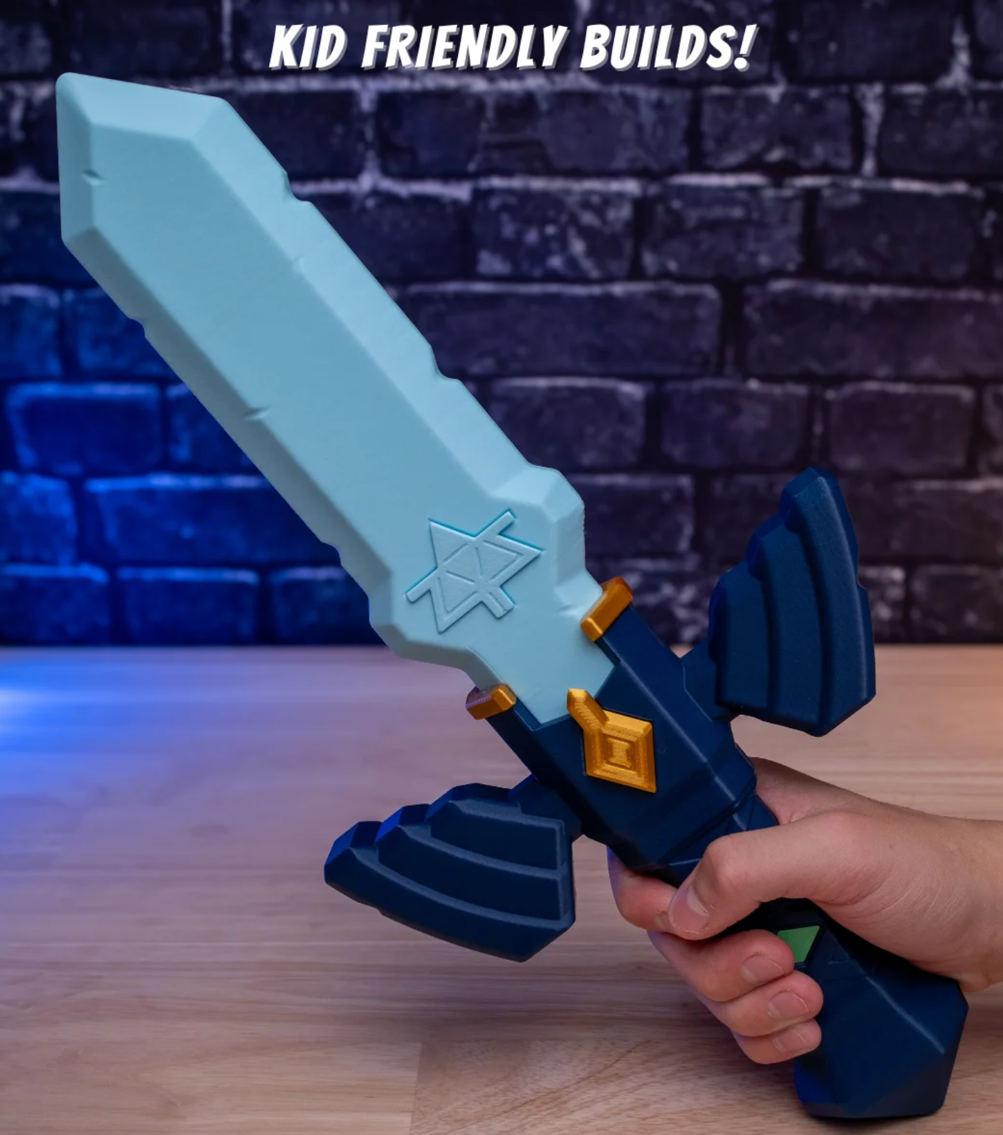 Legend of Zelda Master Sword – 3D Printed Push-Fit Model Kit