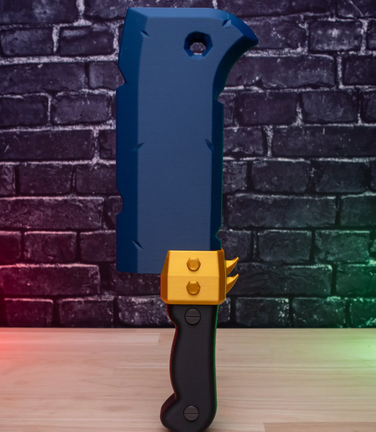 Butchers Cleaver Toy Prop model kit