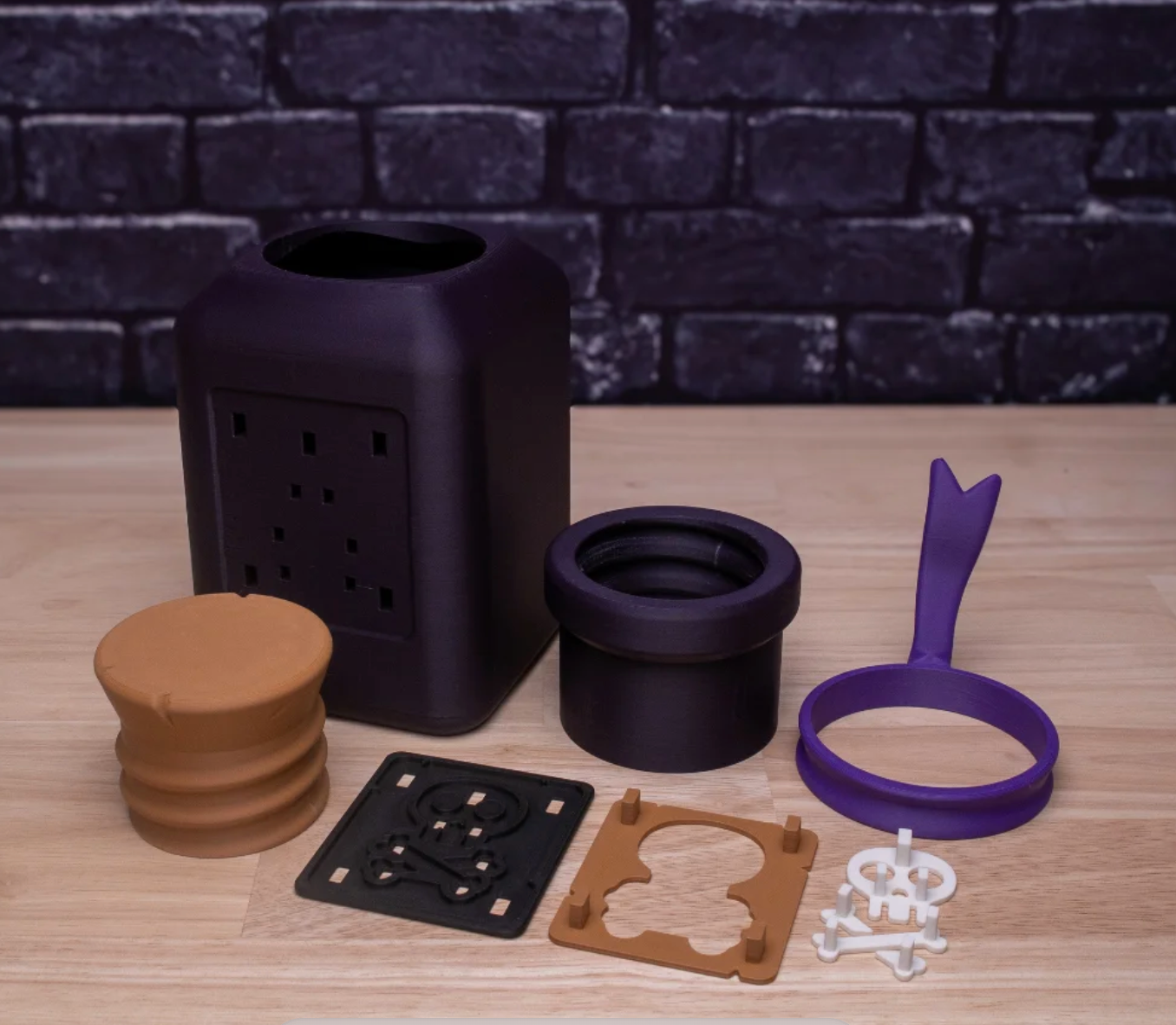 Bouteille empoisonnée conteneur - Kit de modélisme conteneur amusant