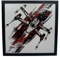 Art 3D en couches - Panneau Star Wars - X-Wing