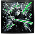 Art 3D en couches - Panneau Star Wars - Luke Maître Jedi