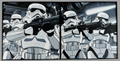 Art 3D en couches - Panneau Star Wars - Stormtroopers panoramique (400 x 200)