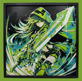Panneau d'Art 3D en Couches – Creeper Minecraft – Édition Cosplay Anime