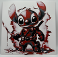 Tableau d'art 3D en couches - Œuvre de Stitch