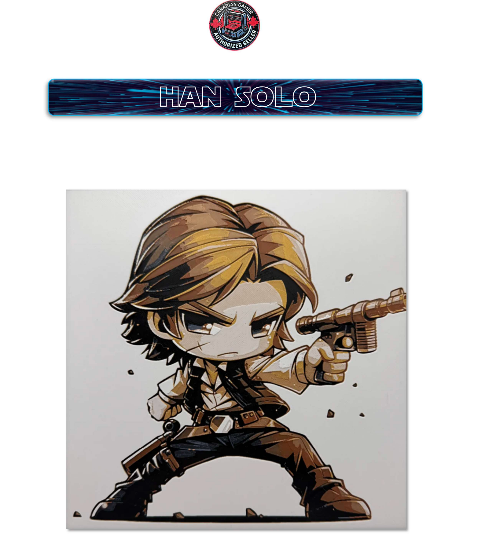 Tableau 3D multicouche - Fan art des personnages de Star Wars