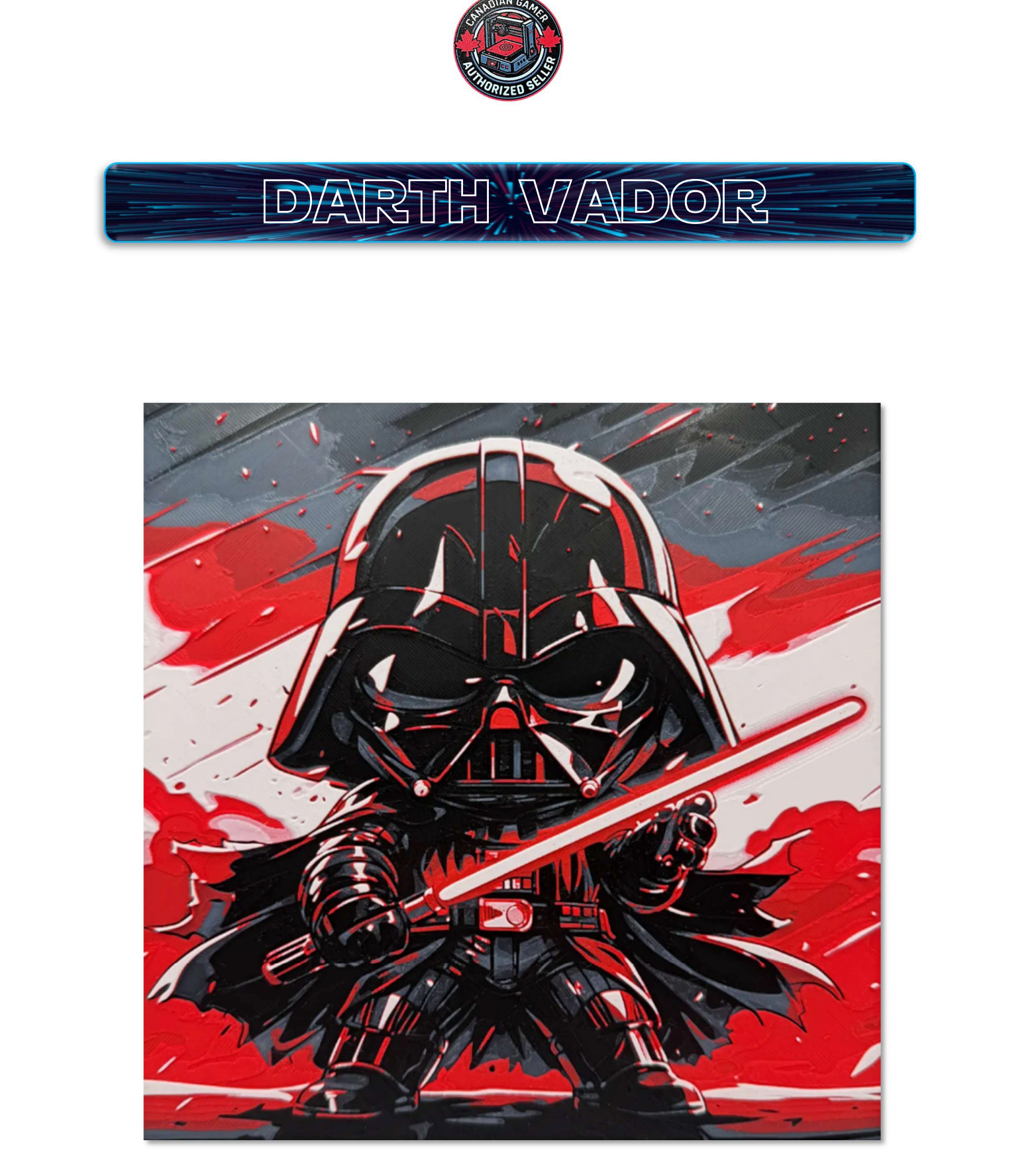 Tableau 3D multicouche - Fan art des personnages de Star Wars