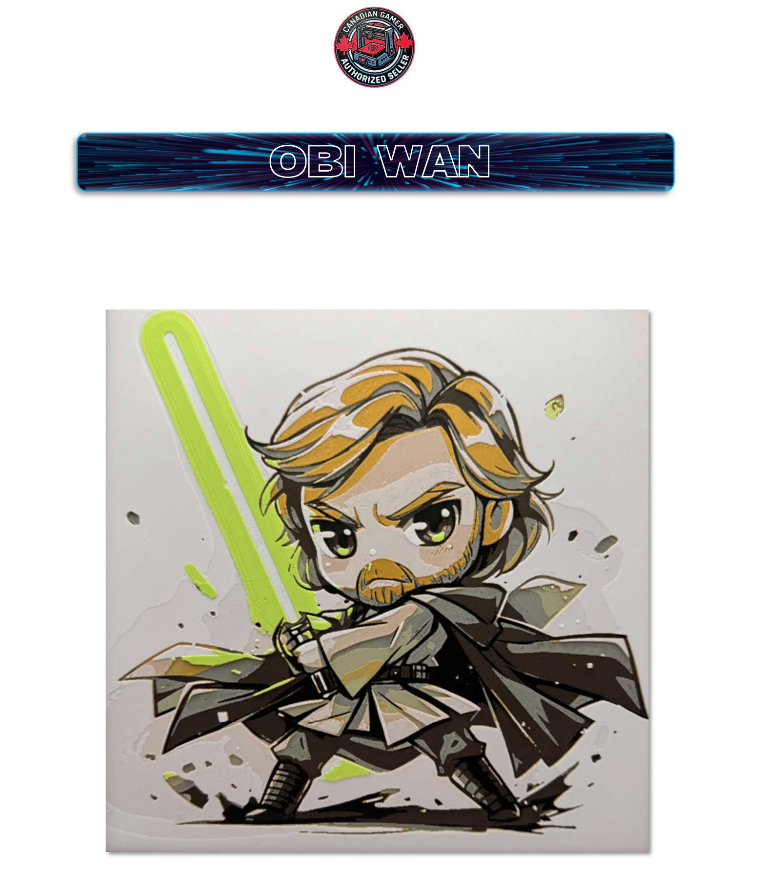 Tableau 3D multicouche - Fan art des personnages de Star Wars