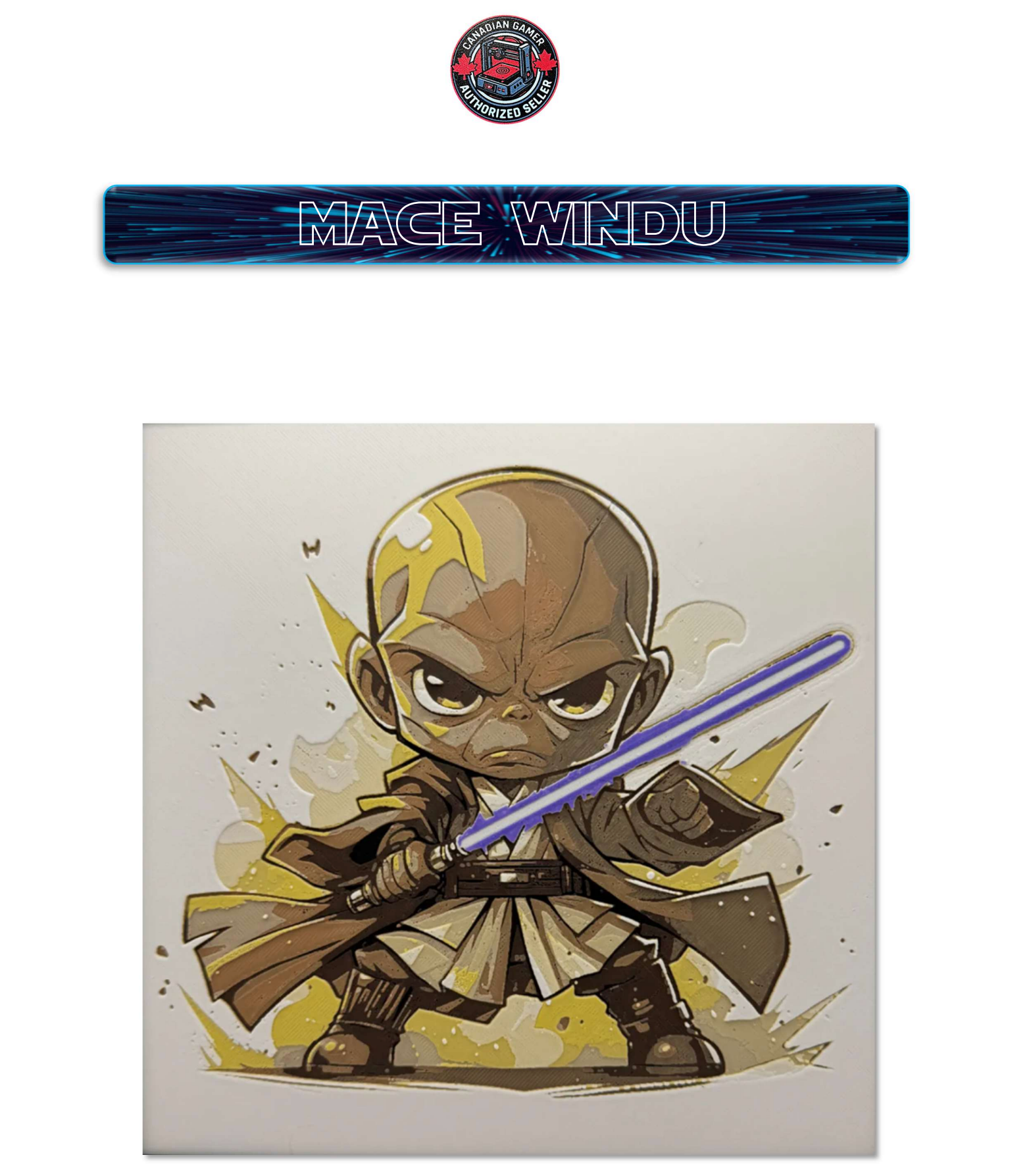 Tableau 3D multicouche - Fan art des personnages de Star Wars