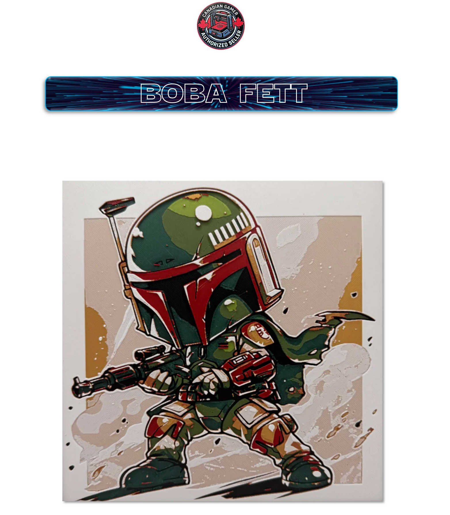 Tableau 3D multicouche - Fan art des personnages de Star Wars