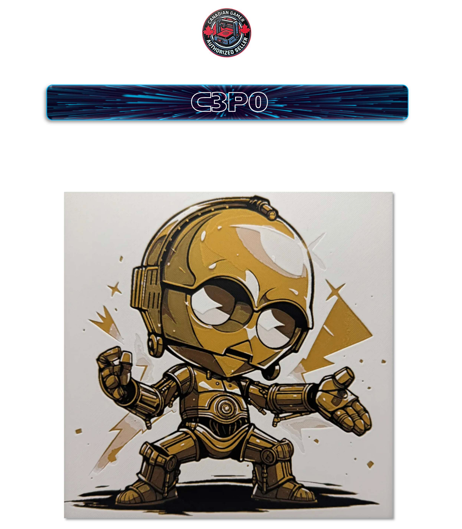Tableau 3D multicouche - Fan art des personnages de Star Wars