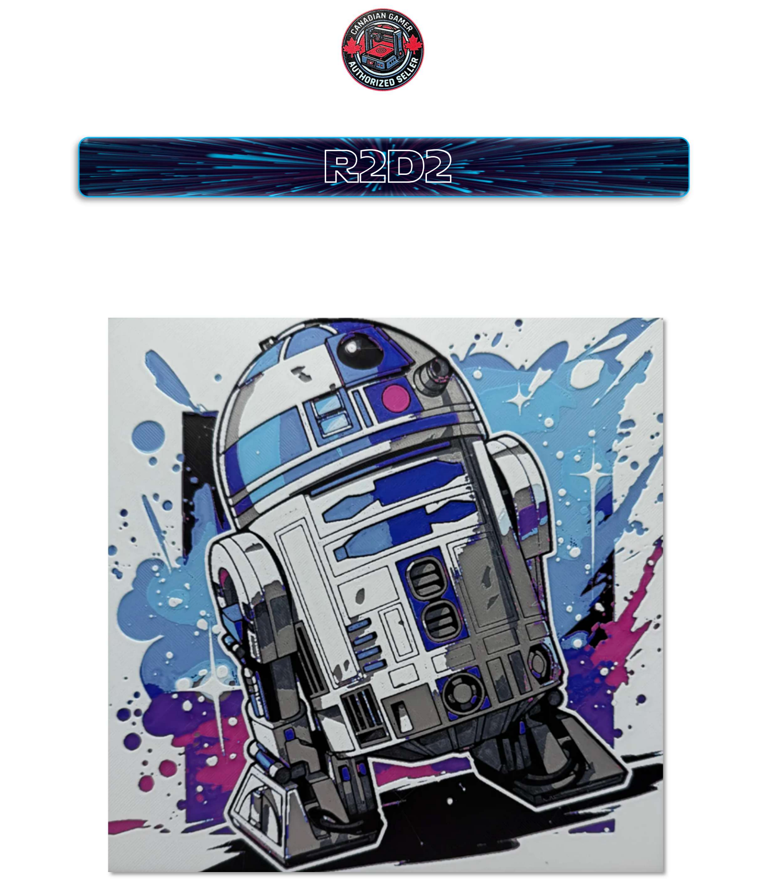 Tableau 3D multicouche - Fan art des personnages de Star Wars
