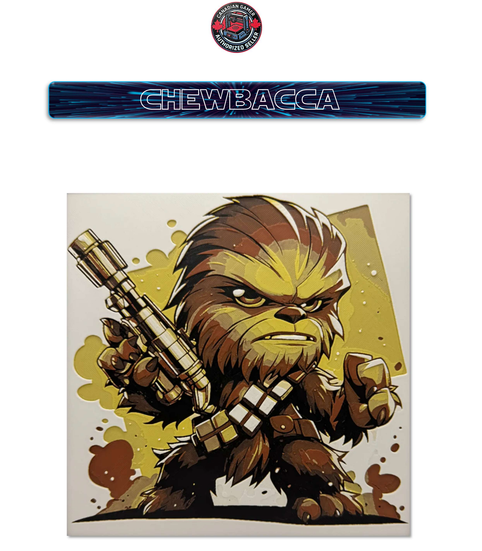 Tableau 3D multicouche - Fan art des personnages de Star Wars