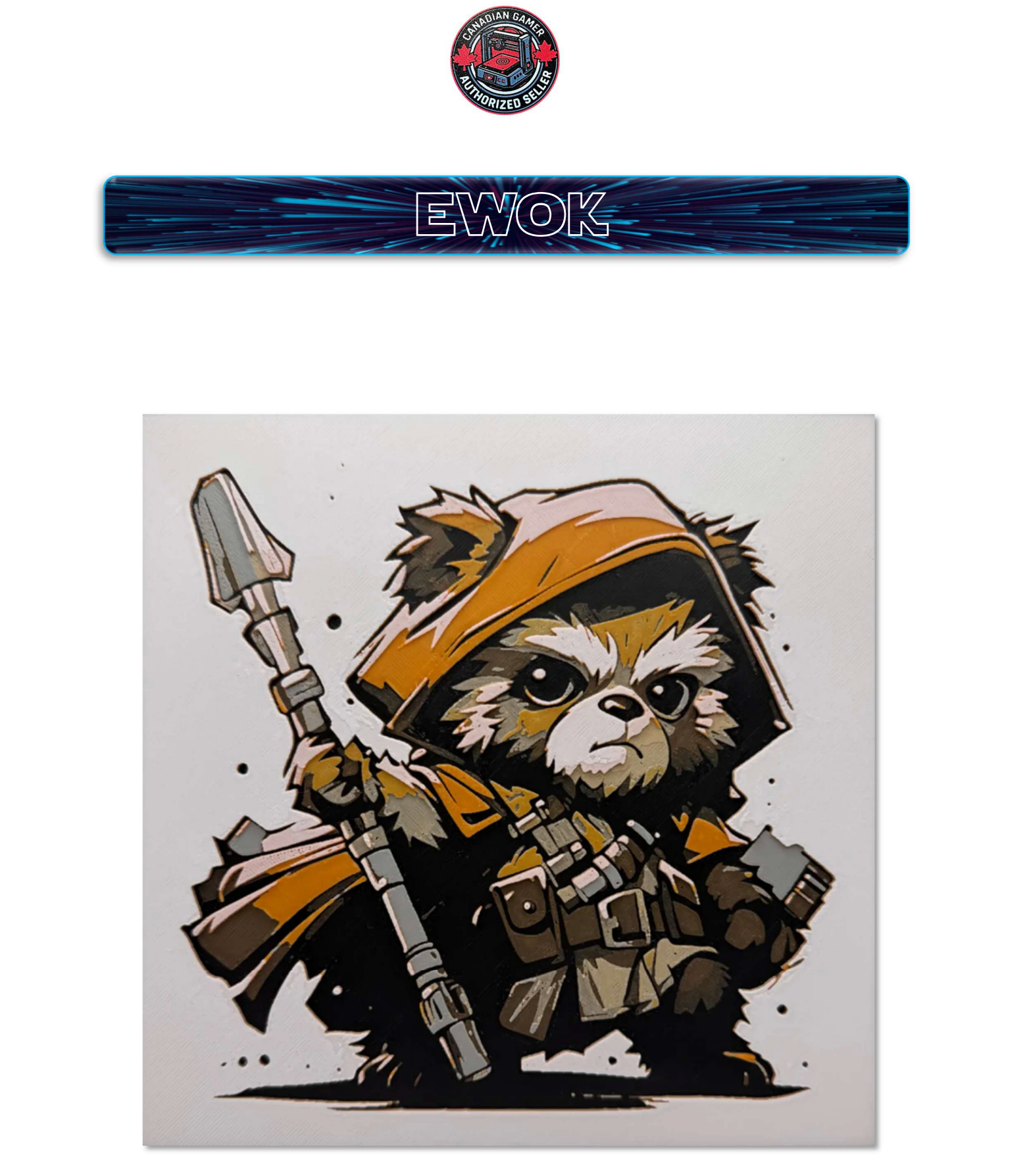 Tableau 3D multicouche - Fan art des personnages de Star Wars