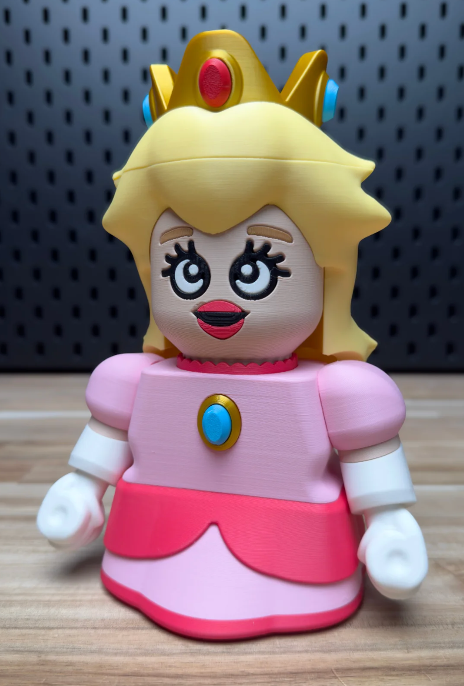 Chunky Princess Peach – 3D Printed Figurine Kit