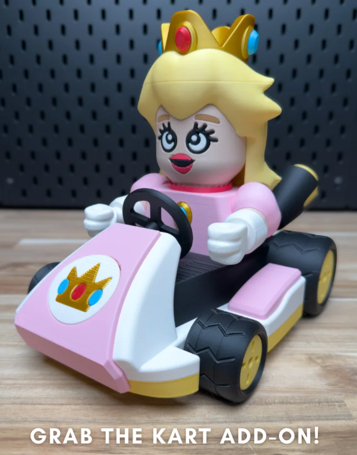Chunky Princess Peach – 3D Printed Figurine Kit
