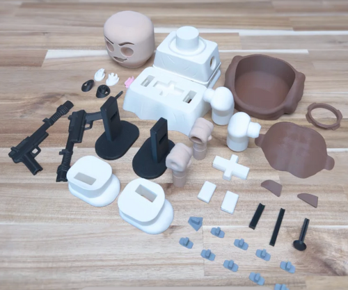 Kit de modèle Leia potelée