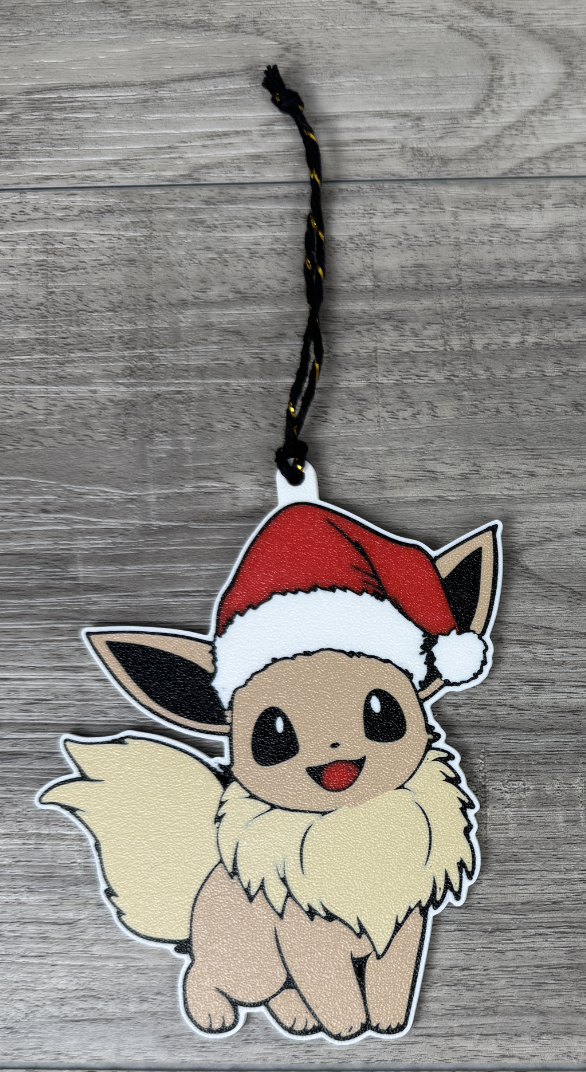 3D Printed Christmas Tree Ornament – Festive Hueforge Style Decoration / Keyring