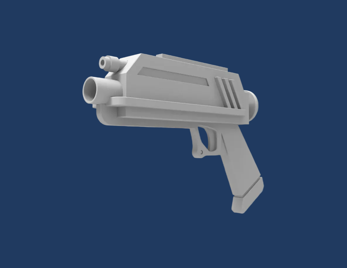 DC-17 hand blaster 3D Printed model Kit 