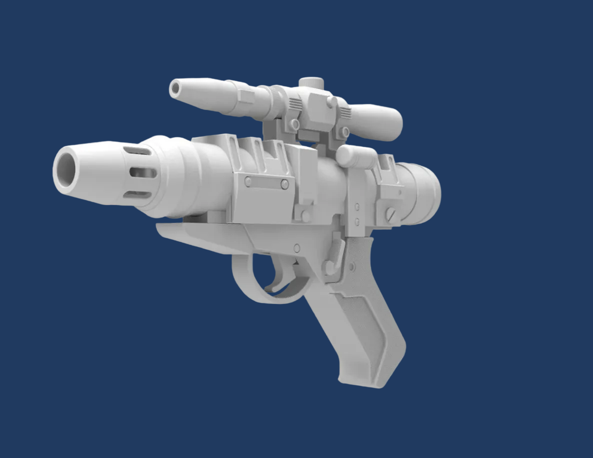 DT-15 Blaster – Star Wars 3D-gedruckter Modellbausatz