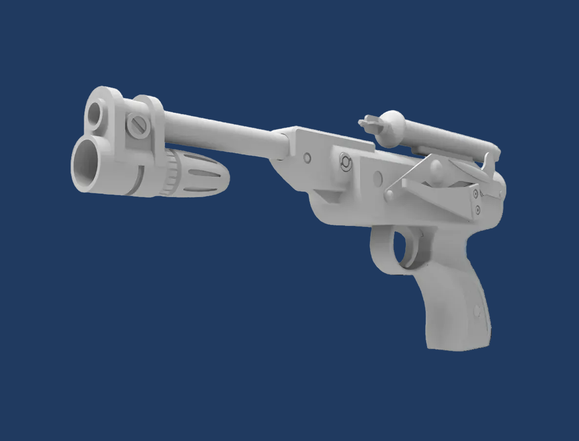 DL-18 Blaster – Star Wars 3D-gedruckter Modellbausatz