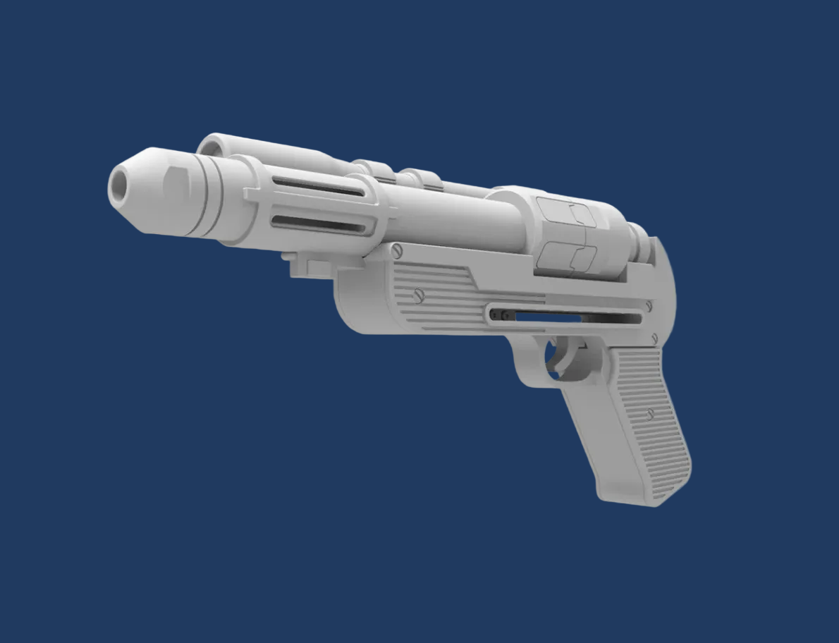 DT-29 Schwerer Blaster – Star Wars 3D-gedruckter Modellbausatz