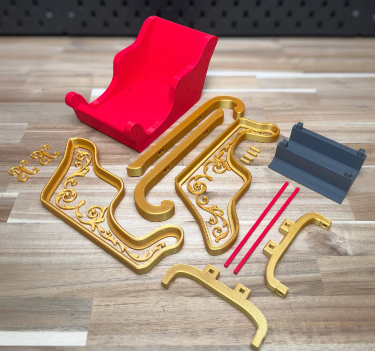 Santa's Sleigh and Santa Chunky Christmas Kit