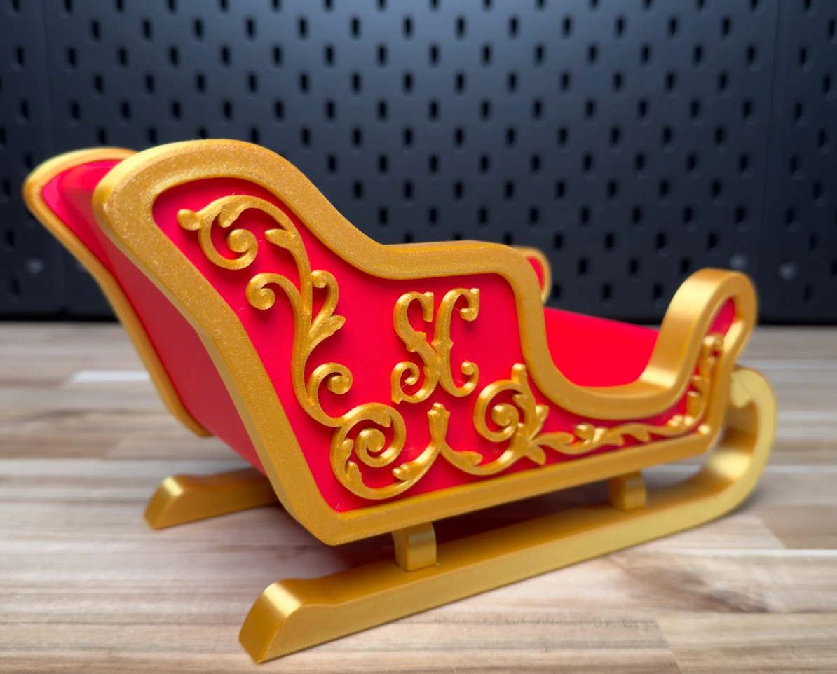 Santa's Sleigh and Santa Chunky Christmas Kit