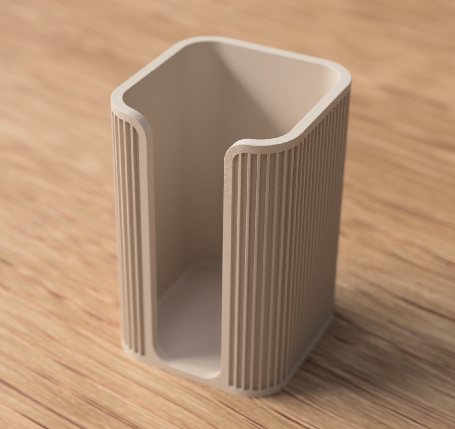 Modern Japandi Cotton Pad Holder
