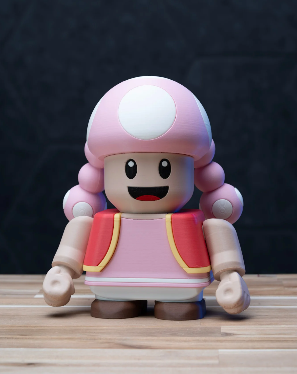 Chunky Toadette – 3D Printed Figurine Kit