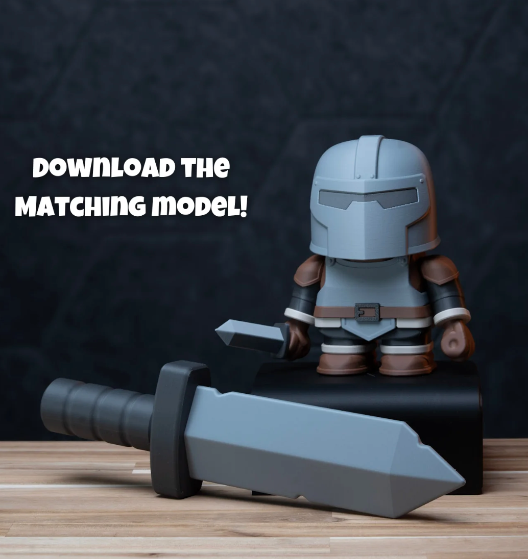Initiate Knight Sword — Full-Scale 3D Printed Display Prop