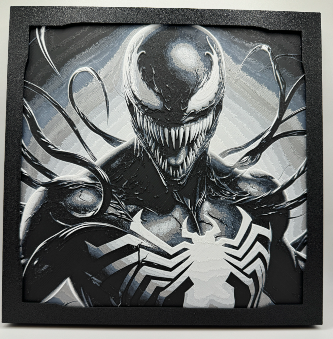 Layered 3D Art - Comic Character - Venom (200 x 200)