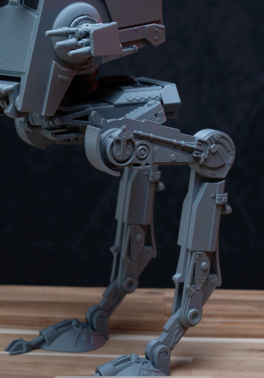AT-ST - Star Wars Bausatz | Klebstofffreier Modellbausatz