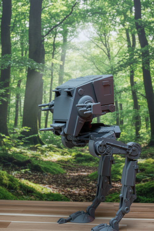 AT-ST - Star Wars Kit, 3D printed model kit, view 8