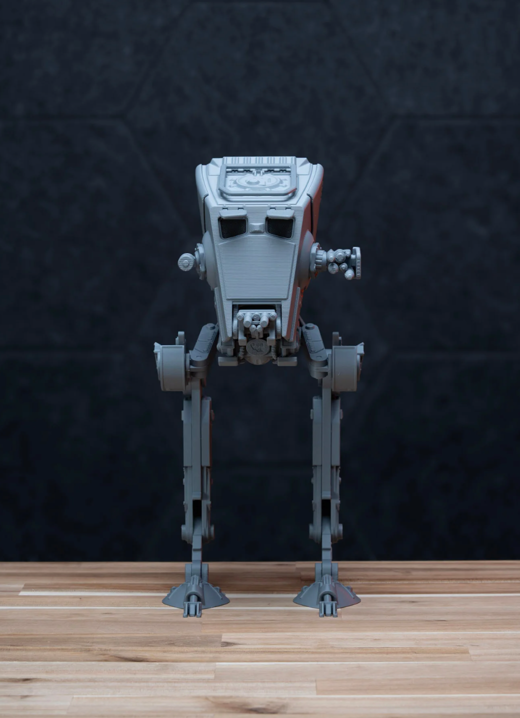AT-ST - Star Wars Bausatz | Klebstofffreier Modellbausatz