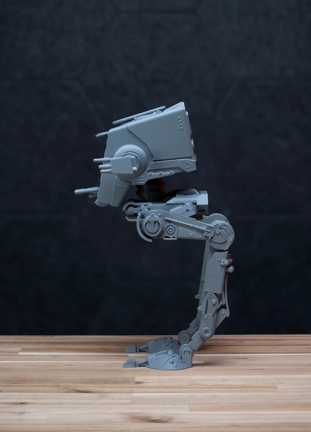 AT-ST - Star Wars Bausatz | Klebstofffreier Modellbausatz