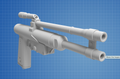 Boba Fett Sedgley Mk V Blaster – Filmgetreue 3D-gedruckte Requisite