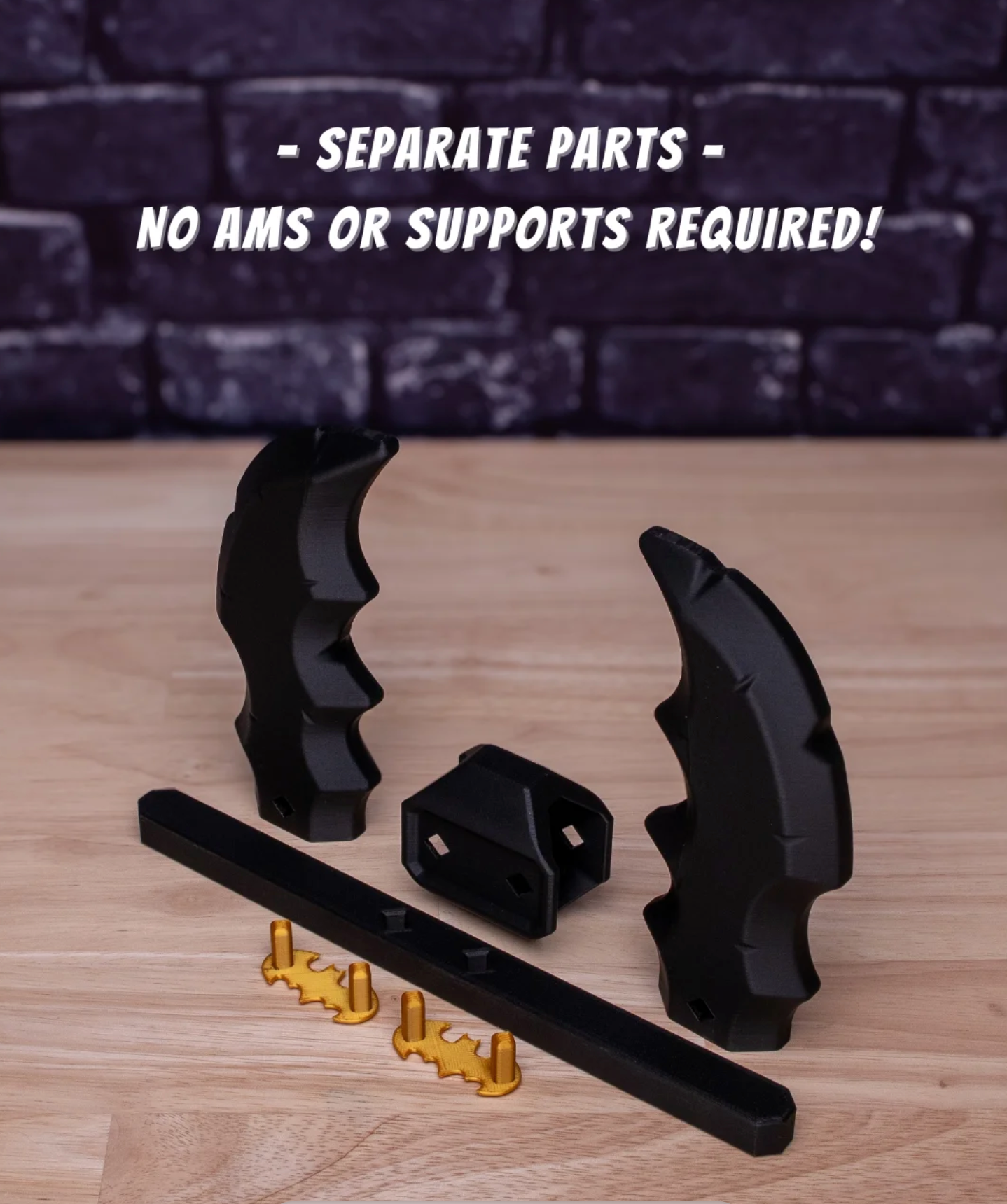 Batarang – Push-Fit Prop Kit