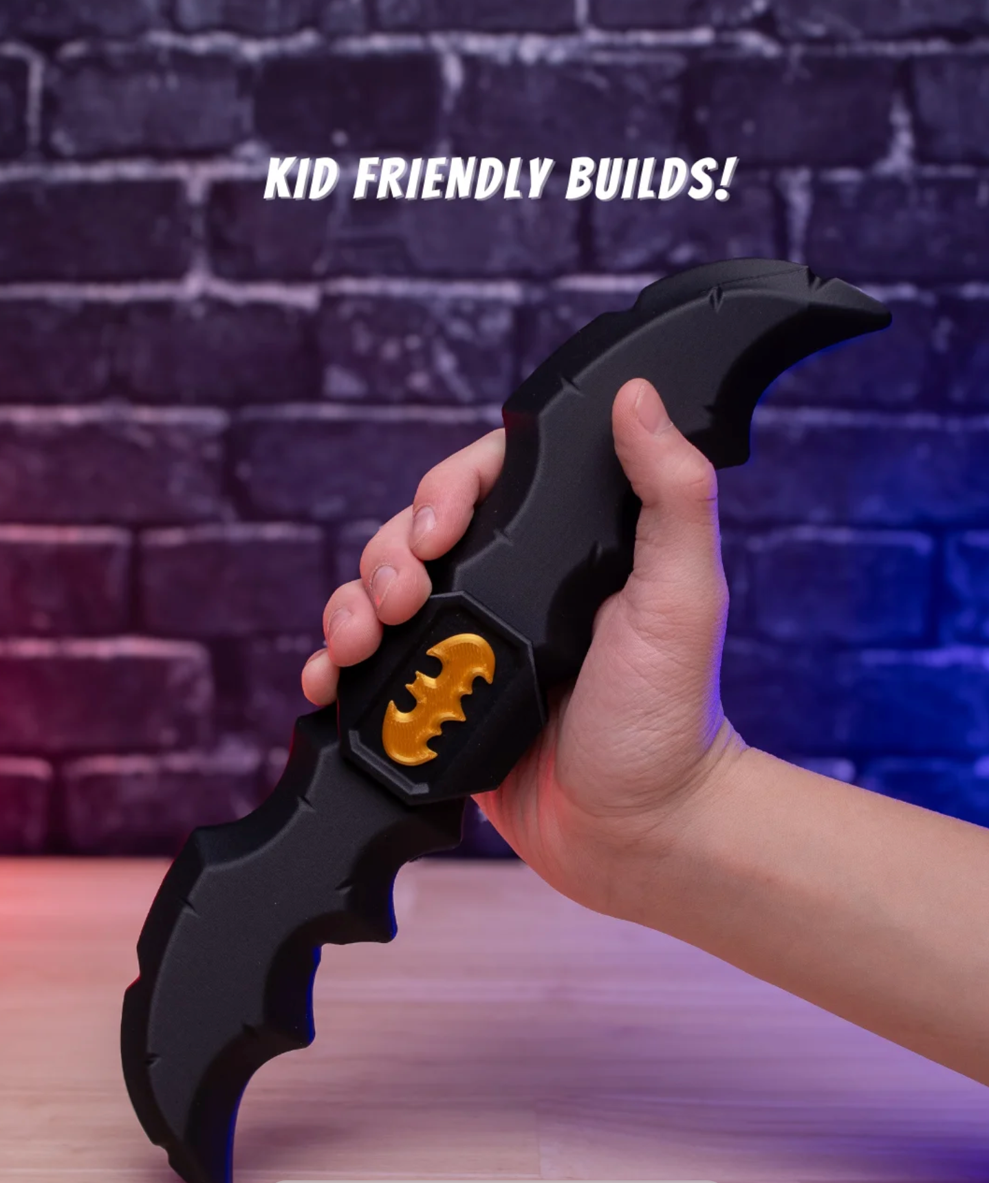 Batarang – Push-Fit Prop Kit