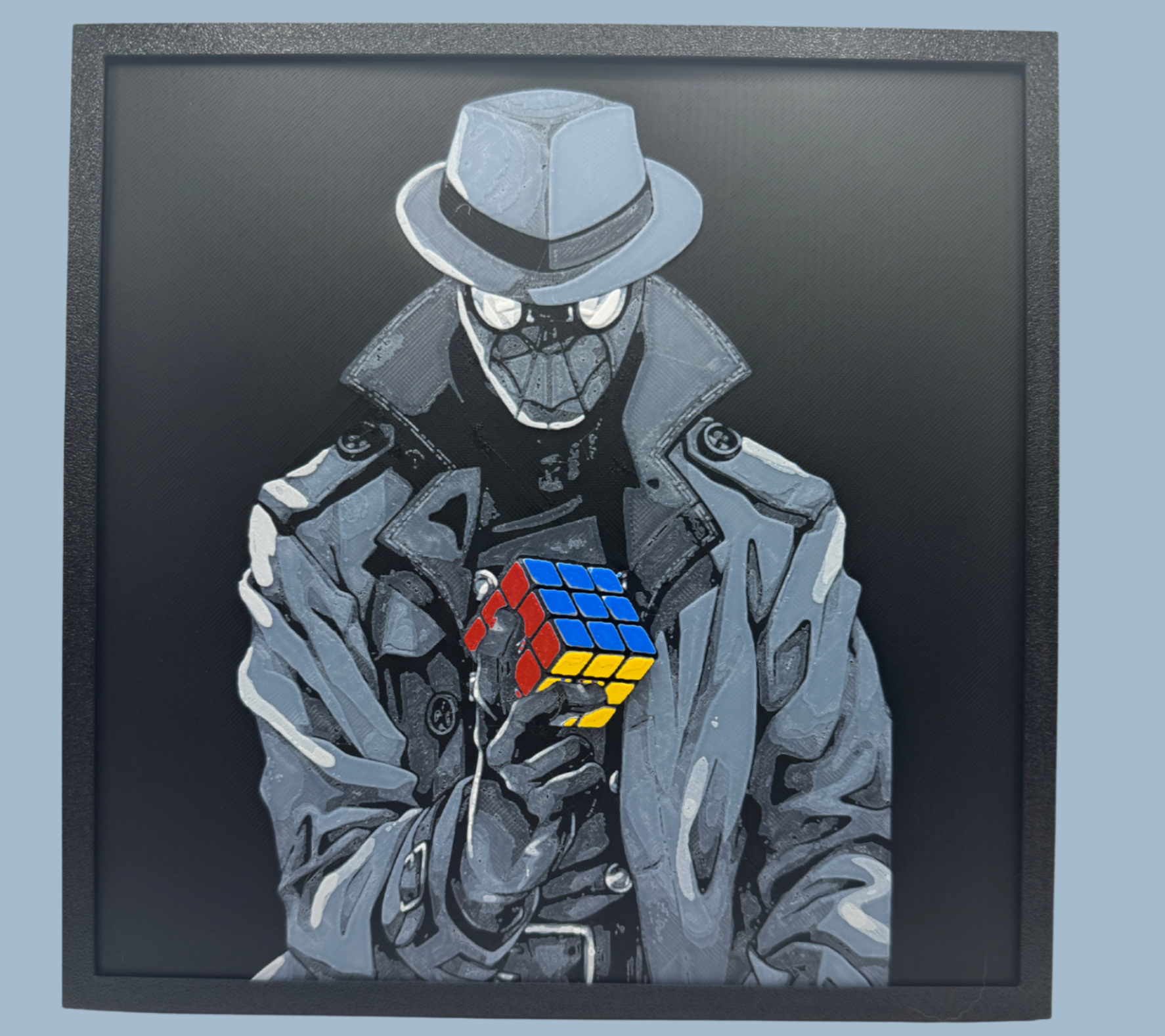 Spider-Man Noir – HueForge Layered 3D Art Panel